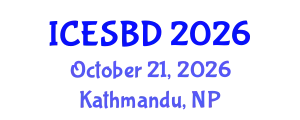 International Conference on Energy and Sustainable Building Design (ICESBD) October 21, 2026 - Kathmandu, Nepal