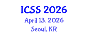 International Conference on Soil Sciences (ICSS) April 13, 2026 - Seoul, Republic of Korea