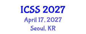 International Conference on Soil Sciences (ICSS) April 17, 2027 - Seoul, Republic of Korea