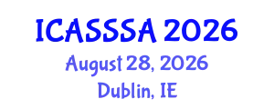 International Conference on Agricultural Soil Science and Soil Analysis (ICASSSA) August 28, 2026 - Dublin, Ireland