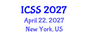 International Conference on Crop and Soil Sciences (ICSS) April 22, 2027 - New York, United States