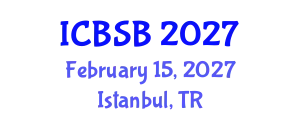 International Conference on Biomechanics and Sports Biomechanics (ICBSB) February 15, 2027 - Istanbul, Turkey