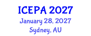 International Conference on Ecotourism and Protected Areas (ICEPA) January 28, 2027 - Sydney, Australia