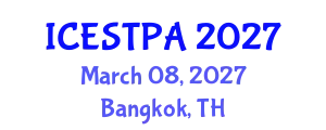 International Conference on Ecotourism, Sustainable Tourism and Protected Areas (ICESTPA) March 08, 2027 - Bangkok, Thailand