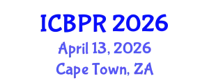 International Conference on Buddhism and Philosophy of Religion (ICBPR) April 13, 2026 - Cape Town, South Africa