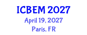 International Conference on Bridge Engineering and Management (ICBEM) April 19, 2027 - Paris, France