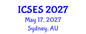 International Conference on Structural Engineering and Structures (ICSES) May 17, 2027 - Sydney, Australia