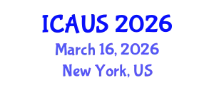 International Conference on Applications of Urban Science (ICAUS) March 16, 2026 - New York, United States