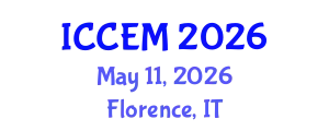International Conference on Coastal Engineering and Modelling (ICCEM) May 11, 2026 - Florence, Italy