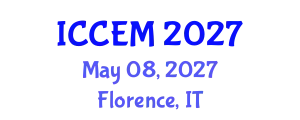 International Conference on Coastal Engineering and Modelling (ICCEM) May 08, 2027 - Florence, Italy