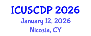 International Conference on Urban Studies, City Design and Planning (ICUSCDP) January 12, 2026 - Nicosia, Cyprus