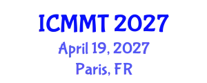 International Conference on Musicology and Music Theory (ICMMT) April 19, 2027 - Paris, France