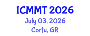 International Conference on Musicology and Music Theory (ICMMT) July 03, 2026 - Corfu, Greece