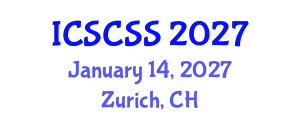 International Conference on Smart Cities and Sustainable Solutions (ICSCSS) January 14, 2027 - Zurich, Switzerland