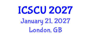 International Conference on Smart Cities and Urban (ICSCU) January 21, 2027 - London, United Kingdom