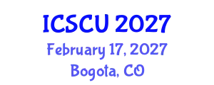 International Conference on Smart Cities and Urban (ICSCU) February 17, 2027 - Bogota, Colombia