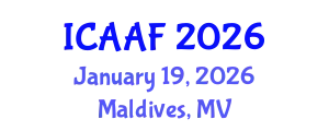International Conference on Agroforestry and Afforestation (ICAAF) January 19, 2026 - Maldives, Maldives
