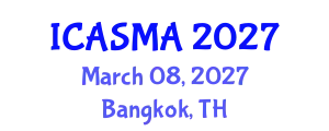 International Conference on Atmospheric Science and Meteorological Applications (ICASMA) March 08, 2027 - Bangkok, Thailand