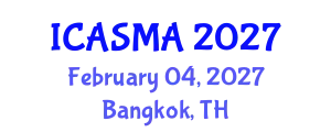 International Conference on Atmospheric Science and Meteorological Applications (ICASMA) February 04, 2027 - Bangkok, Thailand