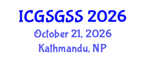 International Conference on Gender Sociology, Gender, Sex and Sexuality (ICGSGSS) October 21, 2026 - Kathmandu, Nepal