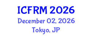 International Conference on Flood Risk Management (ICFRM) December 02, 2026 - Tokyo, Japan