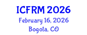 International Conference on Flood Risk Management (ICFRM) February 16, 2026 - Bogota, Colombia