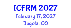 International Conference on Flood Risk Management (ICFRM) February 17, 2027 - Bogota, Colombia