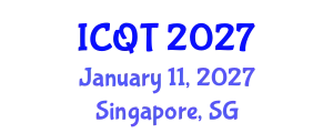 International Conference on Queueing Theory (ICQT) January 11, 2027 - Singapore, Singapore