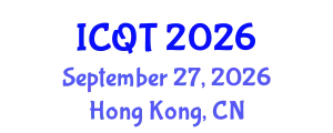 International Conference on Queueing Theory (ICQT) September 27, 2026 - Hong Kong, China