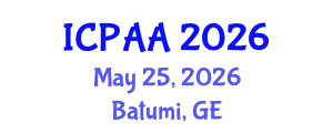 International Conference on Philosophy, Art and Aesthetics (ICPAA) May 25, 2026 - Batumi, Georgia