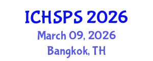 International Conference on Humanities, Social and Political Sciences (ICHSPS) March 09, 2026 - Bangkok, Thailand