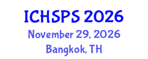 International Conference on Humanities, Social and Political Sciences (ICHSPS) November 29, 2026 - Bangkok, Thailand
