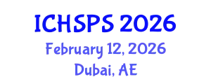 International Conference on Humanities, Social and Political Sciences (ICHSPS) February 12, 2026 - Dubai, United Arab Emirates