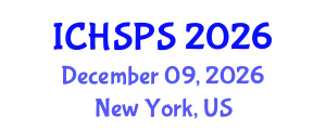 International Conference on Humanities, Social and Political Sciences (ICHSPS) December 09, 2026 - New York, United States