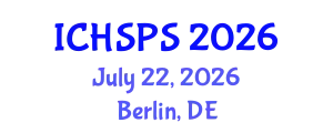 International Conference on Humanities, Social and Political Sciences (ICHSPS) July 22, 2026 - Berlin, Germany