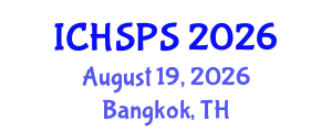 International Conference on Humanities, Social and Political Sciences (ICHSPS) August 19, 2026 - Bangkok, Thailand