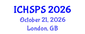 International Conference on Humanities, Social and Political Sciences (ICHSPS) October 21, 2026 - London, United Kingdom