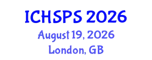 International Conference on Humanities, Social and Political Sciences (ICHSPS) August 19, 2026 - London, United Kingdom