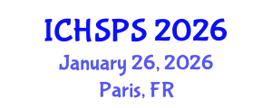 International Conference on Humanities, Social and Political Sciences (ICHSPS) January 26, 2026 - Paris, France