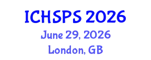 International Conference on Humanities, Social and Political Sciences (ICHSPS) June 29, 2026 - London, United Kingdom