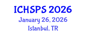 International Conference on Humanities, Social and Political Sciences (ICHSPS) January 26, 2026 - Istanbul, Turkey