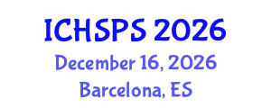 International Conference on Humanities, Social and Political Sciences (ICHSPS) December 16, 2026 - Barcelona, Spain