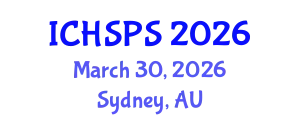 International Conference on Humanities, Social and Political Sciences (ICHSPS) March 30, 2026 - Sydney, Australia