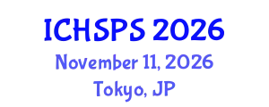 International Conference on Humanities, Social and Political Sciences (ICHSPS) November 11, 2026 - Tokyo, Japan