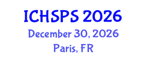 International Conference on Humanities, Social and Political Sciences (ICHSPS) December 30, 2026 - Paris, France
