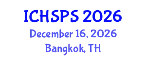 International Conference on Humanities, Social and Political Sciences (ICHSPS) December 16, 2026 - Bangkok, Thailand