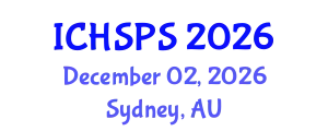 International Conference on Humanities, Social and Political Sciences (ICHSPS) December 02, 2026 - Sydney, Australia