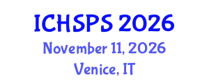 International Conference on Humanities, Social and Political Sciences (ICHSPS) November 11, 2026 - Venice, Italy