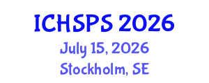 International Conference on Humanities, Social and Political Sciences (ICHSPS) July 15, 2026 - Stockholm, Sweden