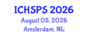 International Conference on Humanities, Social and Political Sciences (ICHSPS) August 05, 2026 - Amsterdam, Netherlands